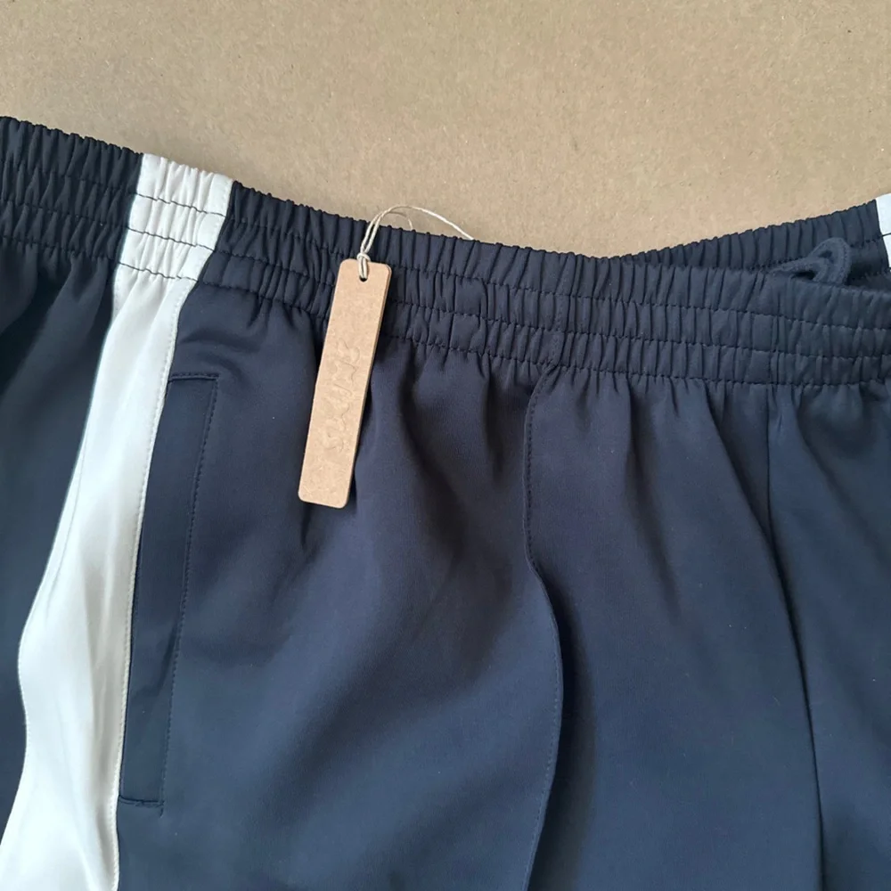SKIMS NWT Straight Leg Striped Track Pant SIZE 2X Straight Leg Sporty Pleat - Picture 7 of 11